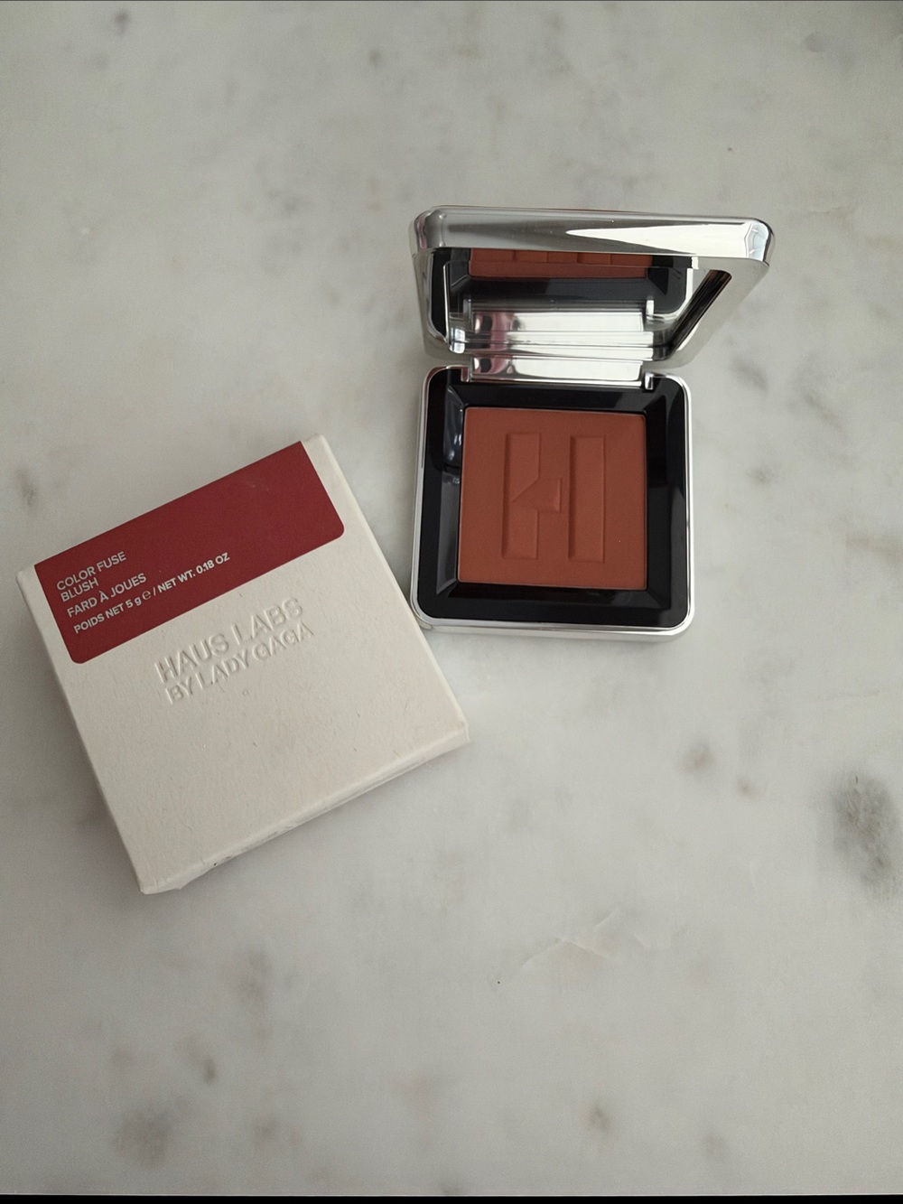 Haus Labs By Lady Gaga Color Fuse Blush — FIRE MOON Warm Terracotta Rose